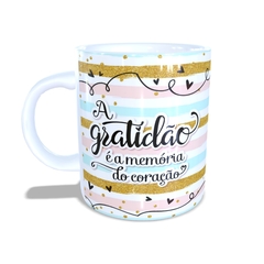 Caneca A Gratidão 325ml em cerâmica Orathea - comprar online