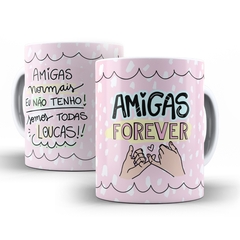 Caneca Amigas Normais 325ml em ceramica Orathea