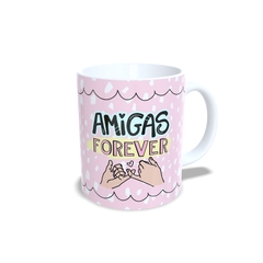 Caneca Amigas Normais 325ml em cerâmica Orathea - Personalize Canecas Azulejos e mais | Orathea Presentes