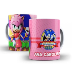 Caneca Estilo Sonic personalizada com nome 325ml Orathea - comprar online