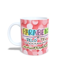 Caneca Parabéns pelo Teu Aniversário 325ml em cerâmica Orathea - comprar online