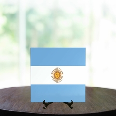 Quadro Azulejo Bandeira da Argentina com suporte Orathea - comprar online