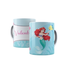 Caneca Princesa Ariel 325ml Orathea - Personalize com Nome - Personalize Canecas Azulejos e mais | Orathea Presentes