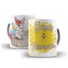 Caneca Pascoa Jesus Ressuscitou 325ml em ceramica Orathea 