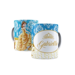 Caneca Princesa Bela e a Fera 325ml Orathea - Personalize com Nome - comprar online