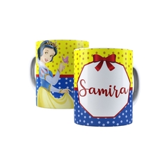 Caneca Princesa Branca de Neve 325ml Orathea - Personalize com Nome - Personalize Canecas Azulejos e mais | Orathea Presentes