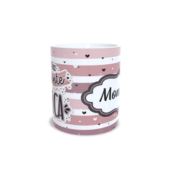 Caneca Dia Das Mulheres com nome personalizado 325ml em cerâmica Orathea na internet