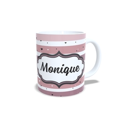 Caneca Dia Das Mulheres com nome personalizado 325ml em cerâmica Orathea - Personalize Canecas Azulejos e mais | Orathea Presentes