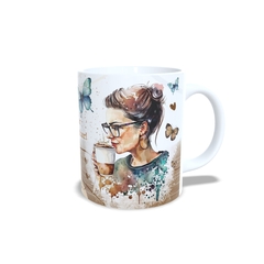 Caneca Café para Despertar 325ml em cerâmica Orathea - Personalize Canecas Azulejos e mais | Orathea Presentes