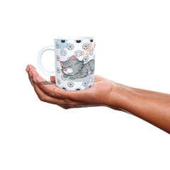 Imagem do Caneca Gatinho Dormindo 325ml em cerâmica Orathea