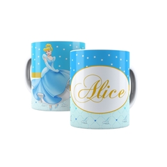 Caneca Princesa Cinderela 325ml Orathea - Personalize com Nome na internet