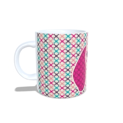 Caneca Dog Colorido 325ml em cerâmica Orathea - comprar online