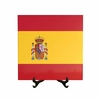 Quadro Azulejo Bandeira da Espanha com suporte Orathea