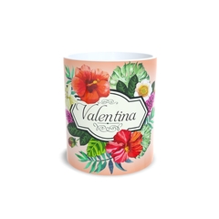 Caneca Floral Ternura para personalizar o nome 325ml em cerâmica Orathea na internet