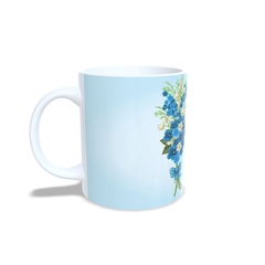 Caneca Floral Sonhos para personalizar o nome 325ml em cerâmica Orathea na internet