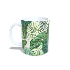 Caneca Folhagens 325ml em cerâmica Orathea - comprar online