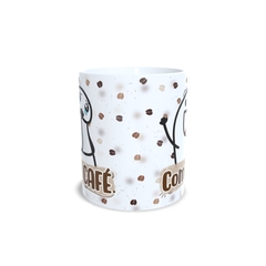 Caneca Flork Sem Café com Café 325ml em cerâmica Orathea na internet