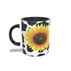 Caneca Girassol em ceramica colorida 325ml Orathea