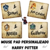 Mouse Pad Estilo Harry Potter Personalizado com nome 21x15cm Orathea