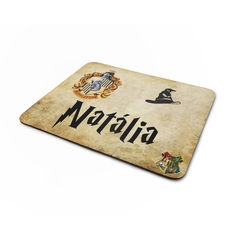 Mouse Pad Estilo Harry Potter Personalizado com nome 21x15cm Orathea - Personalize Canecas Azulejos e mais | Orathea Presentes