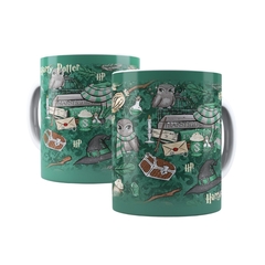 Caneca em cerâmica 325ml Casa de Hogwarts Harry Potter Orathea na internet