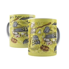 Caneca em cerâmica 325ml Casa de Hogwarts Harry Potter Orathea - loja online