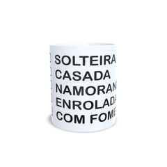 Caneca Com Fome 325ml cerâmica Orathea na internet