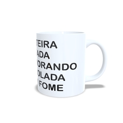 Caneca Com Fome 325ml cerâmica Orathea - Personalize Canecas Azulejos e mais | Orathea Presentes