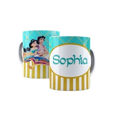 Caneca Princesa Jasmine 325ml Orathea - Personalize com Nome - comprar online