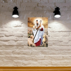 Quadro Jesus Cristo Placa MDF 20x27cm Decorativo – Orathea - comprar online