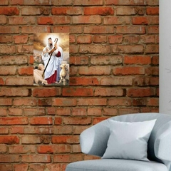 Quadro Jesus Cristo Placa MDF 20x27cm Decorativo – Orathea na internet