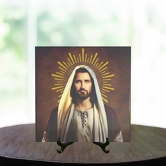 Quadro Azulejo Jesus Cristo Modelo 2 Religioso com suporte Orathea - comprar online