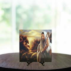 Quadro Azulejo Jesus Cristo Modelo 3 Religioso com suporte Orathea - comprar online