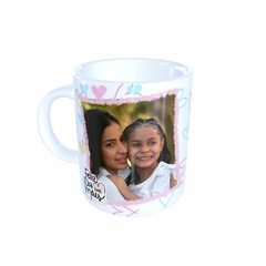 Kit Caneca em cerâmica e Azulejo 15x15cm para personalizar a foto da mamãe - comprar online