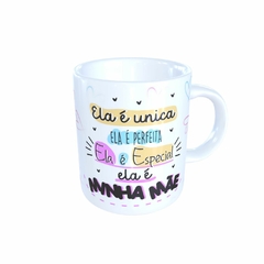 Kit Caneca em cerâmica e Azulejo 15x15cm para personalizar a foto da mamãe - Personalize Canecas Azulejos e mais | Orathea Presentes