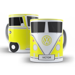 Caneca Personalizada Kombi para personalizar o nome 325ml em cerâmica Orathea - comprar online