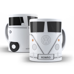 Caneca Personalizada Kombi para personalizar o nome 325ml em cerâmica Orathea - loja online