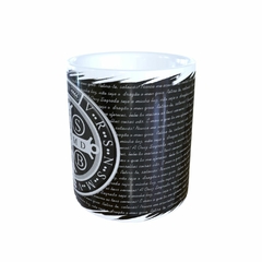 Caneca Medalha de São Bento Religioso AA2 em cerâmica 325ml Orathea na internet