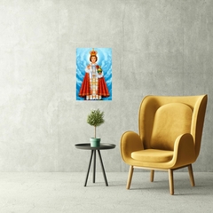 Imagem do Quadro Menino Jesus de Praga Placa MDF 20x27cm Decorativo – Orathea