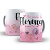 Caneca Por onde for Floresca 325ml em ceramica Orathea 