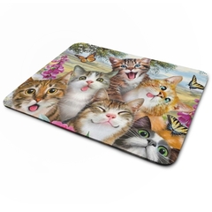 Mouse Pad Gatos Fofinhos 21x15cm Orathea