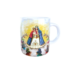 Caneca Nossa Senhora do Bom Parto Religioso em cerâmica 325ml Orathea - Personalize Canecas Azulejos e mais | Orathea Presentes