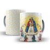 Caneca Nossa Senhora do Bom Parto Religioso em ceramica 325ml Orathea