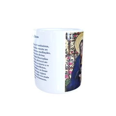 Caneca Nossa Senhora dos Aflitos Religioso em cerâmica 325ml Orathea na internet