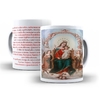 Caneca Nossa Senhora dos Anjos Religioso em ceramica 325ml Orathea