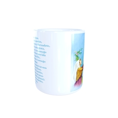 Caneca Nossa Senhora de Lourdes Religioso em cerâmica 325ml Orathea na internet