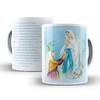 Caneca Nossa Senhora de Lourdes Religioso em ceramica 325ml Orathea