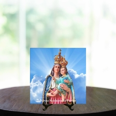 Quadro Azulejo Nossa Senhora da Penha Religioso com suporte Orathea - comprar online