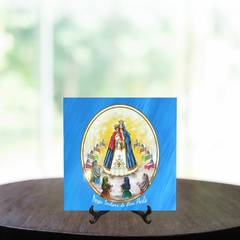 Quadro Azulejo Nossa Senhora do Bom Parto com suporte Orathea - comprar online