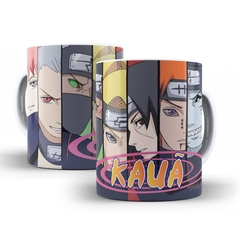 Caneca Naruto para personalizar o nome 325ml Orathea